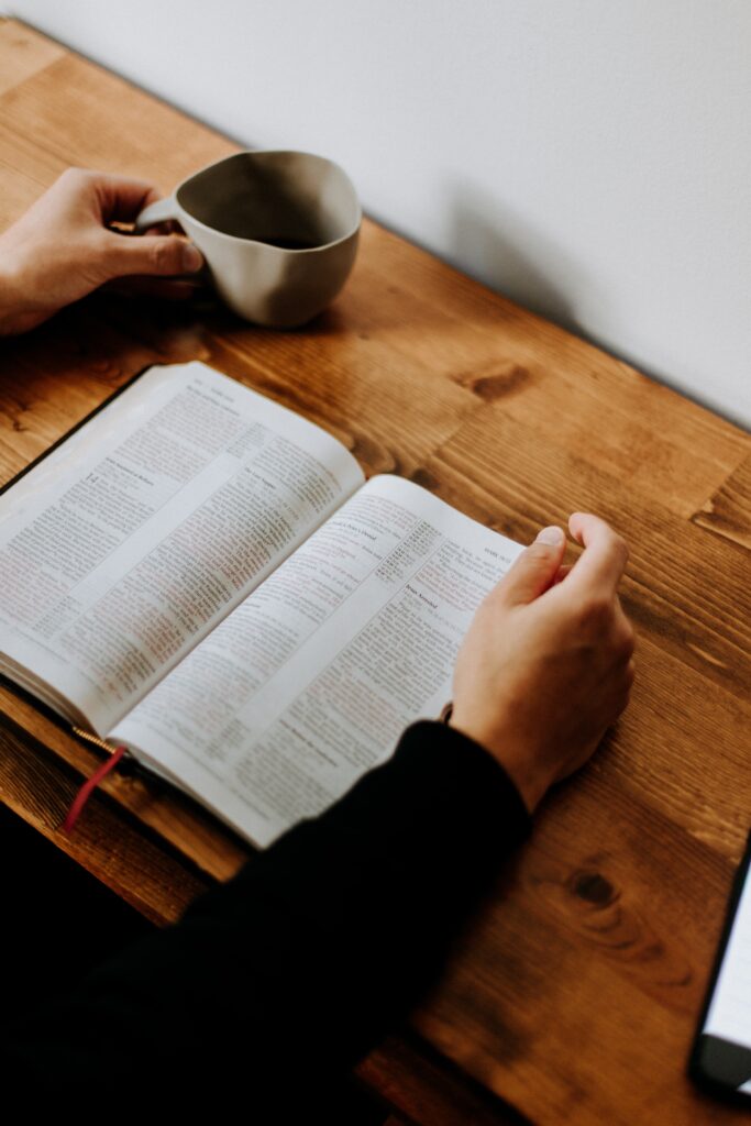 Read the Bible daily with your morning coffee